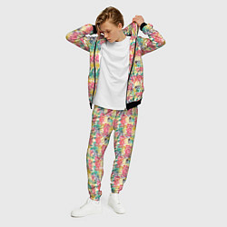 Костюм мужской Граффити с подтёками, цвет: 3D-черный — фото 2