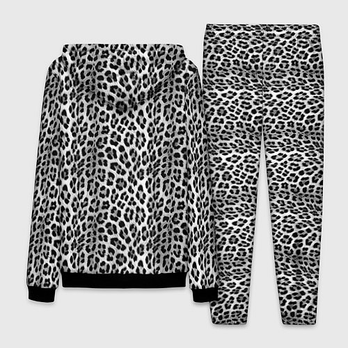 Мужской костюм Черно-белая шкура леопарда / 3D-Черный – фото 2
