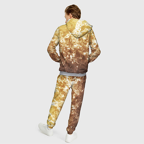 Мужской костюм Абстракция - yellow sad weather / 3D-Меланж – фото 4