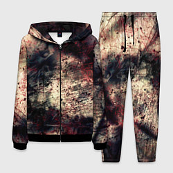 Костюм мужской Мокрая бумага ретро гранж текстура грязная, цвет: 3D-черный