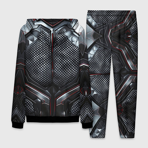 Мужской костюм Карбоновый странник / 3D-Черный – фото 2