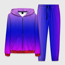 Мужской костюм Неоновая градиент абстракция