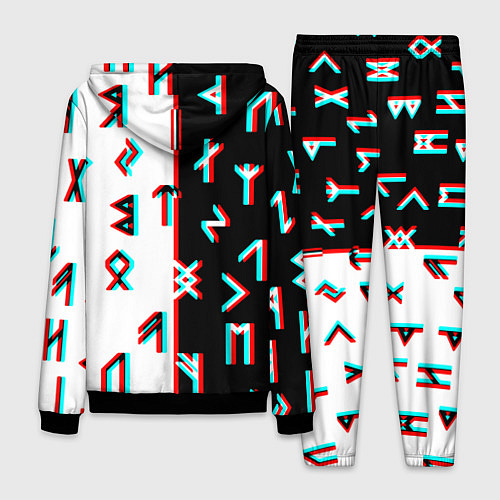 Мужской костюм Doom glitch pattern / 3D-Черный – фото 2