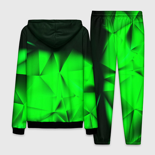 Мужской костюм Кислотная абстракция кубы / 3D-Черный – фото 2