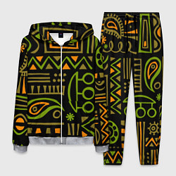 Костюм мужской Abstract ethnic theme, цвет: 3D-меланж