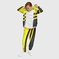 Костюм мужской Герб РФ геометрия линии, цвет: 3D-меланж — фото 2