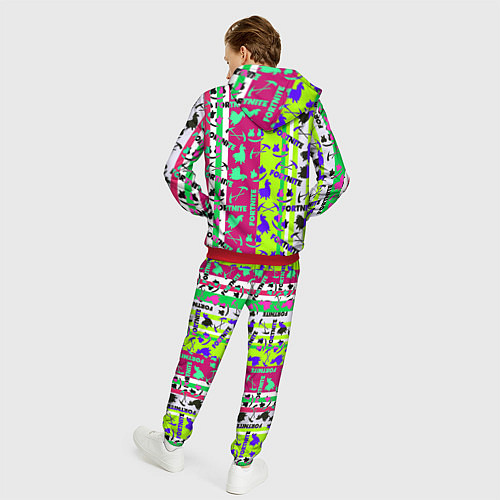 Мужской костюм Fortnite epic pattern / 3D-Красный – фото 4