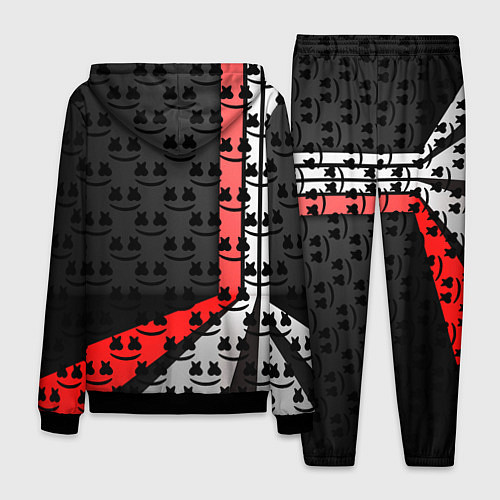 Мужской костюм Marshmello pattern / 3D-Черный – фото 2