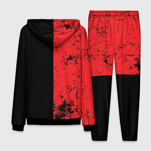 Мужской костюм Злобный смайлик с языком / 3D-Черный – фото 2