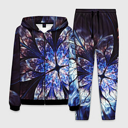 Мужской костюм Фрактальный узора стекло