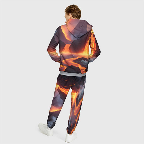 Мужской костюм Текущая лава / 3D-Меланж – фото 4