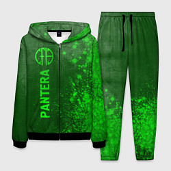 Костюм мужской Pantera - green gradient по-вертикали, цвет: 3D-черный
