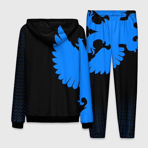 Мужской костюм Герб РФ синий / 3D-Черный – фото 2