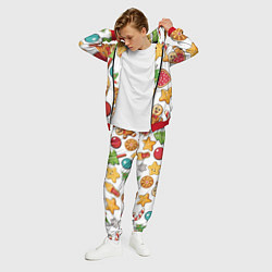 Костюм мужской Новогодние сладости, цвет: 3D-красный — фото 2