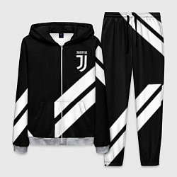 Костюм мужской Juventus line white, цвет: 3D-меланж