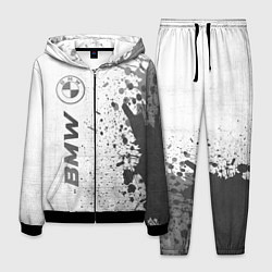 Костюм мужской BMW - white gradient по-вертикали, цвет: 3D-черный