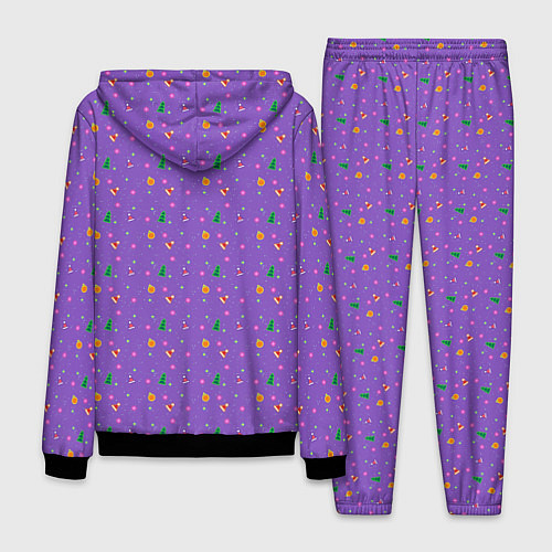 Мужской костюм Новогодний космос / 3D-Черный – фото 2