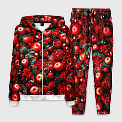 Мужской костюм Рождественские ягоды и фрукты