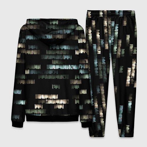 Мужской костюм Офисный вайб / 3D-Черный – фото 2