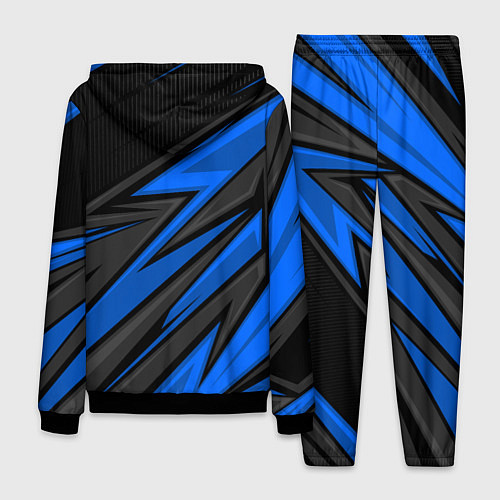 Мужской костюм Субару - синяя спорт униформа / 3D-Черный – фото 2