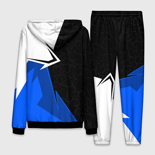 Мужской костюм Блюлок - бело-синей спорт / 3D-Черный – фото 2