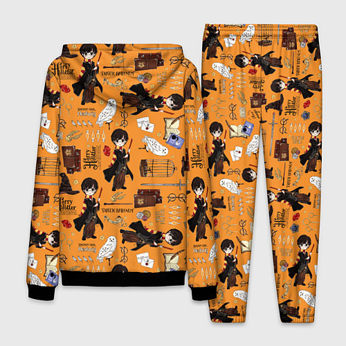 Мужской костюм Гарри Поттер паттерн / 3D-Черный – фото 2