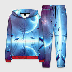 Мужской костюм Луна и рыбы - нейроарт фантазия