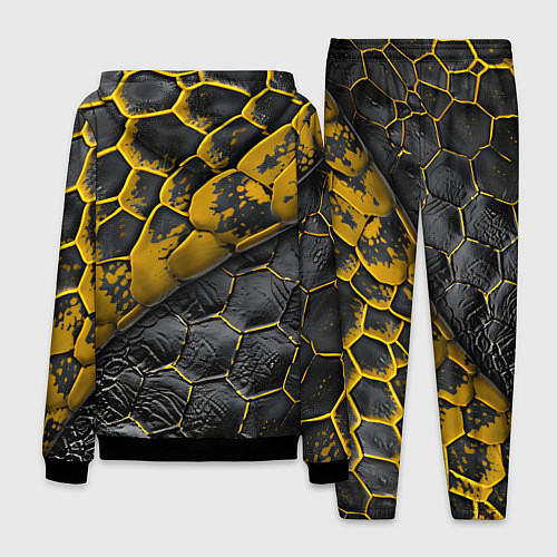 Мужской костюм Костюм рептилии / 3D-Черный – фото 2