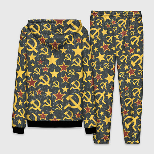 Мужской костюм Серп и Молот - СССР / 3D-Черный – фото 2