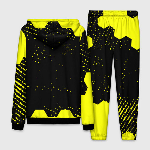 Мужской костюм Opel auto hexagon steel / 3D-Черный – фото 2