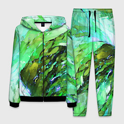 Мужской костюм Зелёная абстракция