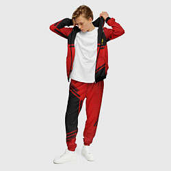 Костюм мужской Россия герб геометрия, цвет: 3D-черный — фото 2