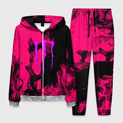 Костюм мужской Monster energy fire pink, цвет: 3D-меланж