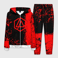 Костюм мужской Linkin park краски всплеск текстура, цвет: 3D-белый