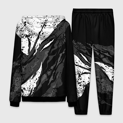 Мужской костюм Toyota - белый разрыв / 3D-Черный – фото 2