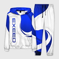 Костюм мужской Exeed - синий и белый, цвет: 3D-белый