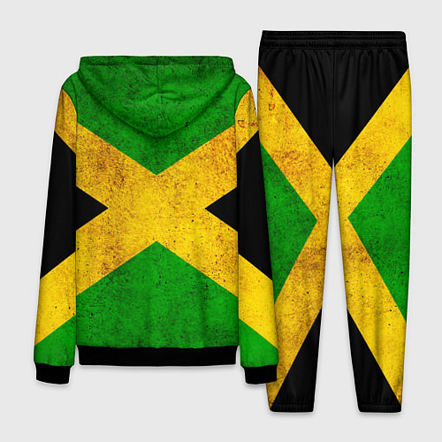 Мужской костюм Jamaica flag / 3D-Черный – фото 2