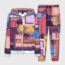 Мужской костюм Lo-fi японский стиль улица