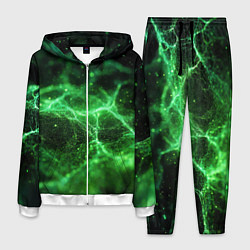 Мужской костюм Зеленая связь текстура