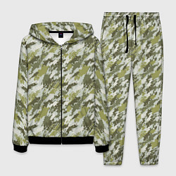 Костюм мужской Пиксельный камуфляж, цвет: 3D-черный