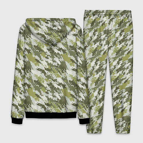 Мужской костюм Пиксельный камуфляж / 3D-Черный – фото 2