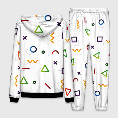 Мужской костюм Геометрический хаос / 3D-Черный – фото 2