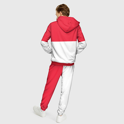 Мужской костюм 30 Seconds to Mars poster / 3D-Красный – фото 4