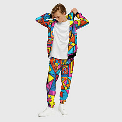 Костюм мужской Кислая геометрия, цвет: 3D-черный — фото 2