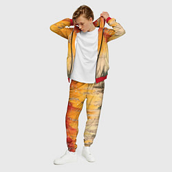 Костюм мужской Красочная текстура с блестяшками, цвет: 3D-красный — фото 2