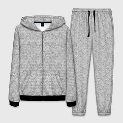 Мужской костюм Текстура в тонкую полоску серый