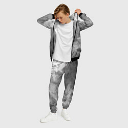 Костюм мужской Daewoo - grey gradient вертикально, цвет: 3D-черный — фото 2