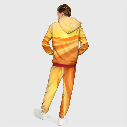 Мужской костюм Золотые пески / 3D-Красный – фото 4