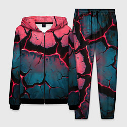 Мужской костюм Объемные разломы текстура