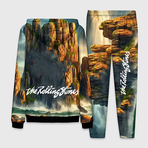 Мужской костюм Rolling Stones - sea rocks / 3D-Черный – фото 2